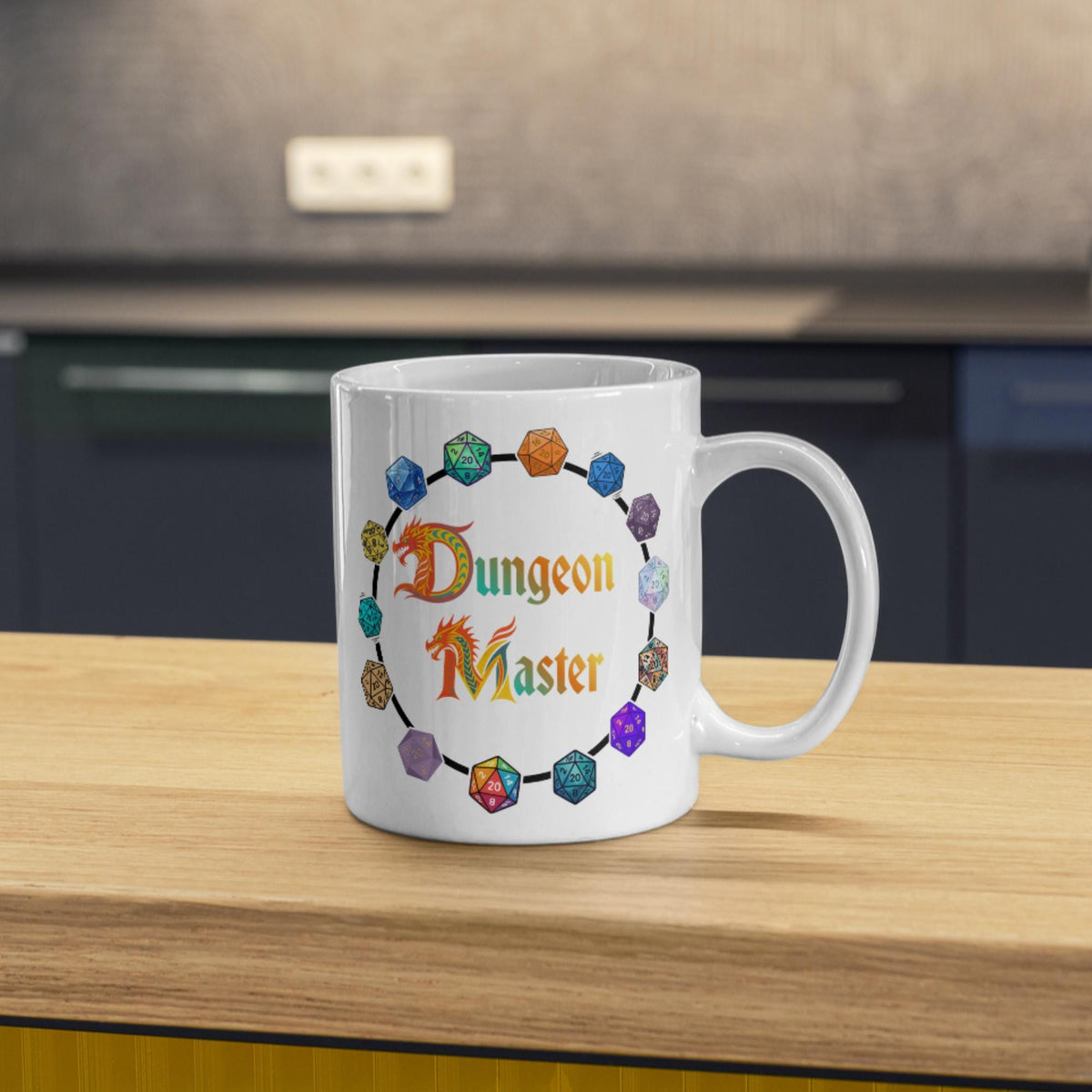 Dungeons and Dragons Mug, DM Dungeon Master, Cool Gift - Multi Colour Options