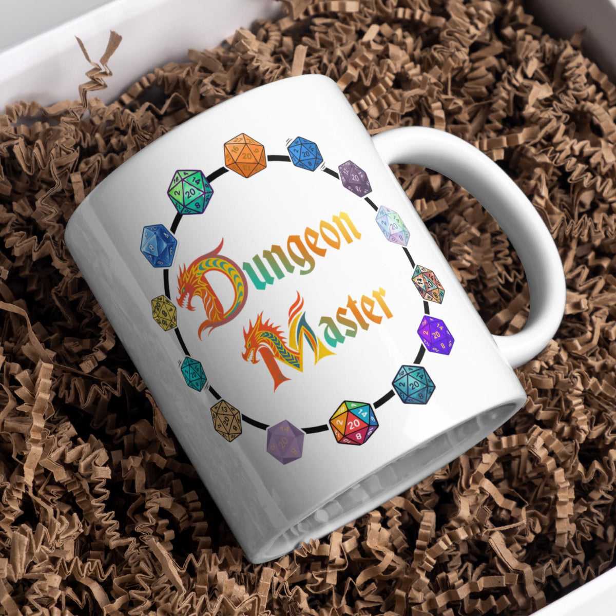Dungeons and Dragons Mug, DM Dungeon Master, Cool Gift - Multi Colour Options