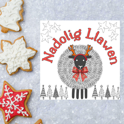 Welsh Language Christmas Card, Welsh Christmas Card, Nadolig Llawen, Card for Wife, Card for Girlfriend, For Sister, For Cousin, For Aunt