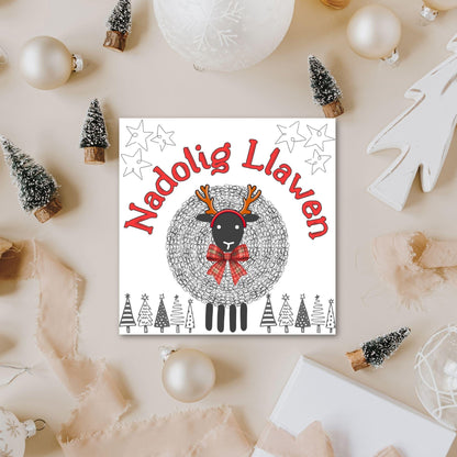 Welsh Language Christmas Card, Welsh Christmas Card, Nadolig Llawen, Card for Wife, Card for Girlfriend, For Sister, For Cousin, For Aunt