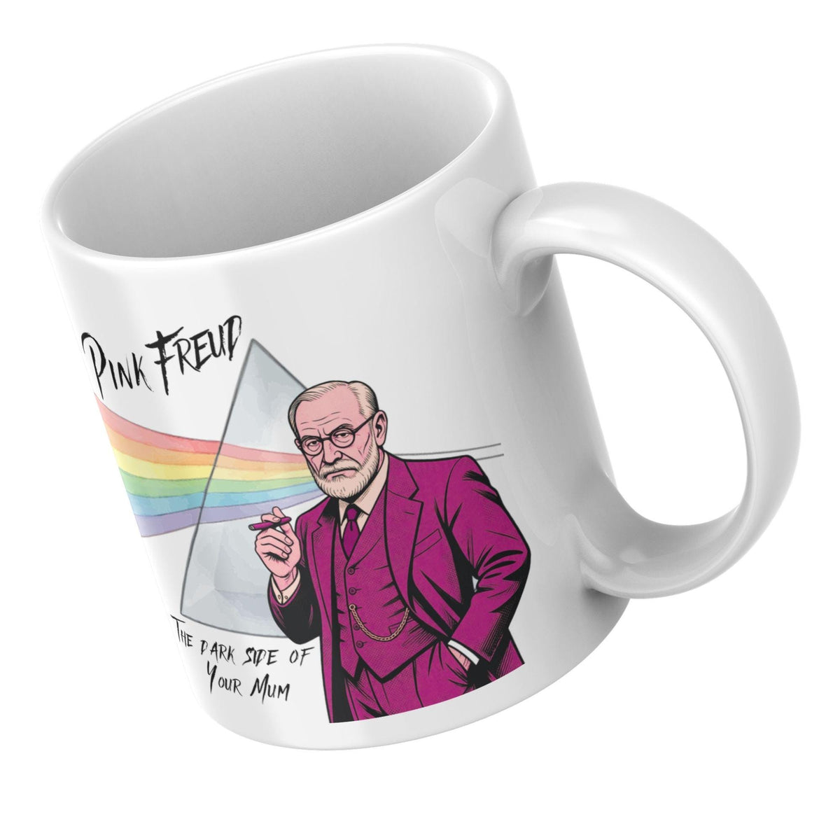 Pink Freud Mug, Funny Psychology Gift, Oedipus Complex, Freudian Mug, Gift For Psychologist, Your Mum - Multi Colour Options