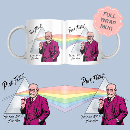 Pink Freud Mug, Funny Psychology Gift, Oedipus Complex, Freudian Mug, Gift For Psychologist, Your Mum - Multi Colour Options