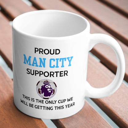 Any Football Team Mug, Joke Gift, Custom Team Cup - Multi Colour Options