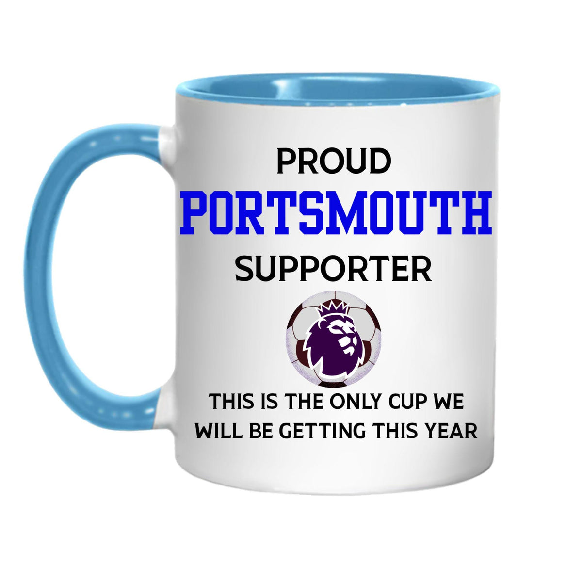 Any Football Team Mug, Joke Gift, Custom Team Cup - Multi Colour Options
