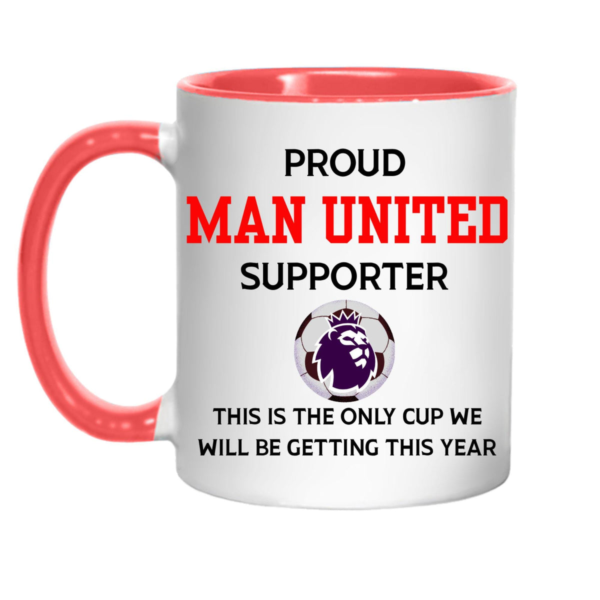 Any Football Team Mug, Joke Gift, Custom Team Cup - Multi Colour Options