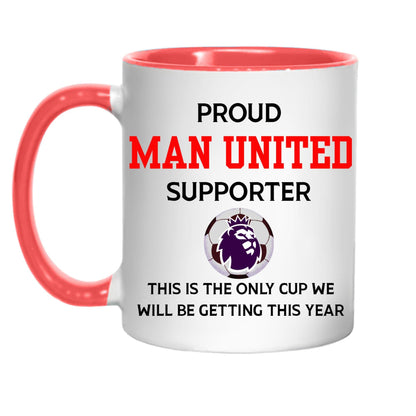 Any Football Team Mug, Joke Gift, Custom Team Cup - Multi Colour Options
