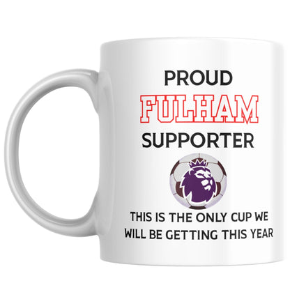 Any Football Team Mug, Joke Gift, Custom Team Cup - Multi Colour Options