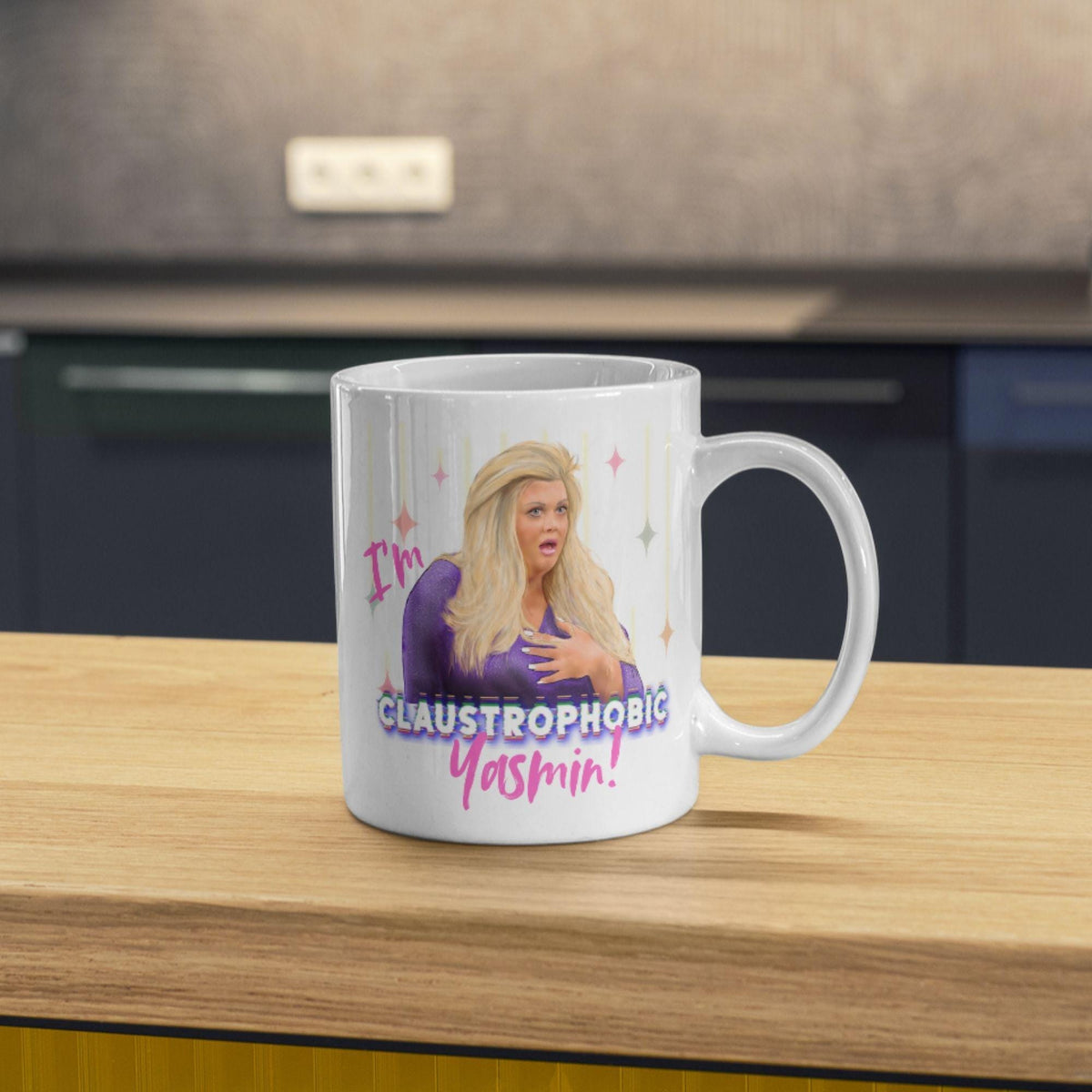 Personalised Gemma Collins Mug, Custom Name, Big Brother Mug, Multi Colour Options