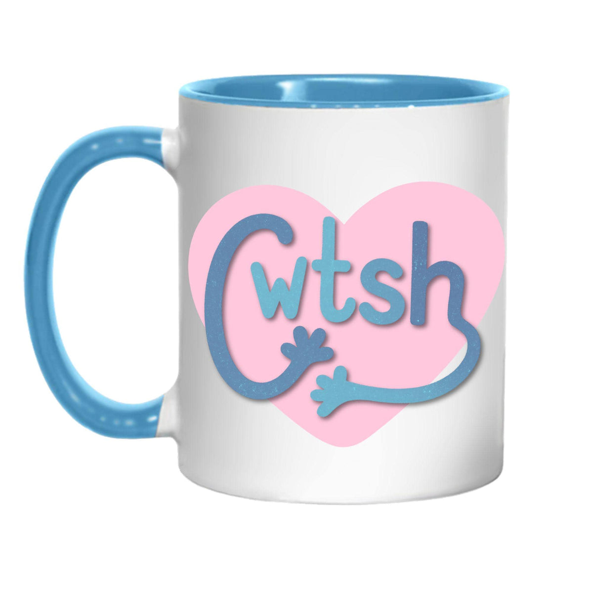 Welsh Cwtsh Mug, Welsh Language Gift - Multi Colour Options