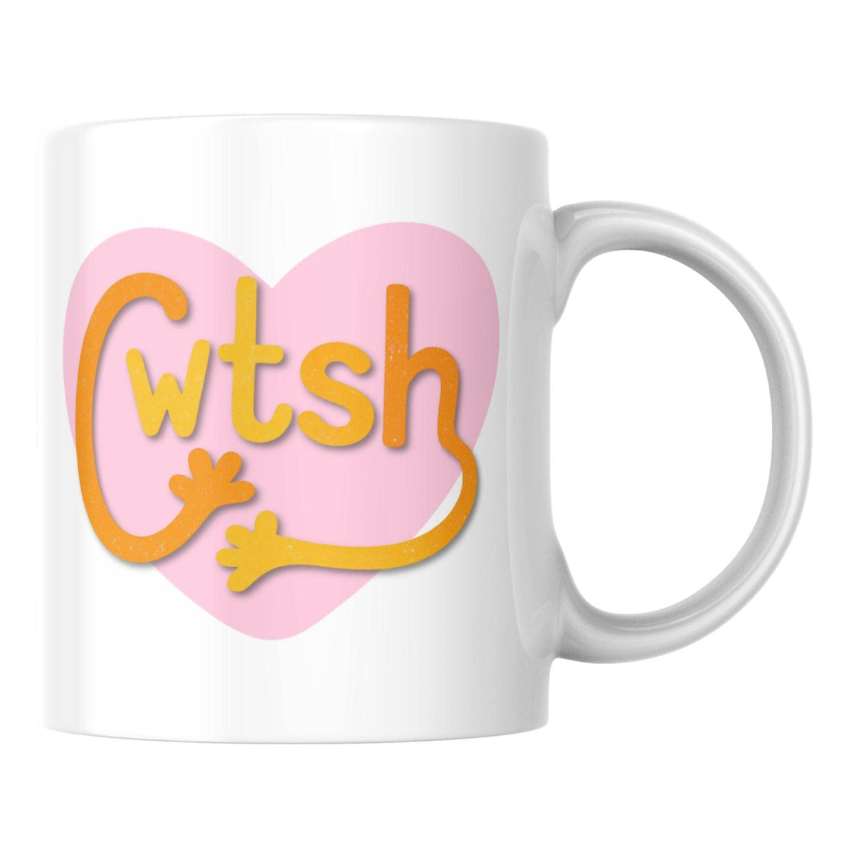 Welsh Cwtsh Mug, Welsh Language Gift - Multi Colour Options