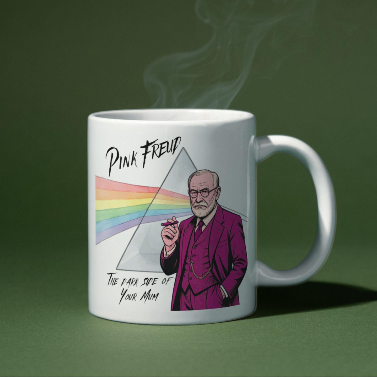Pink Freud Mug, Funny Psychology Gift, Oedipus Complex, Freudian Mug, Gift For Psychologist, Your Mum - Multi Colour Options