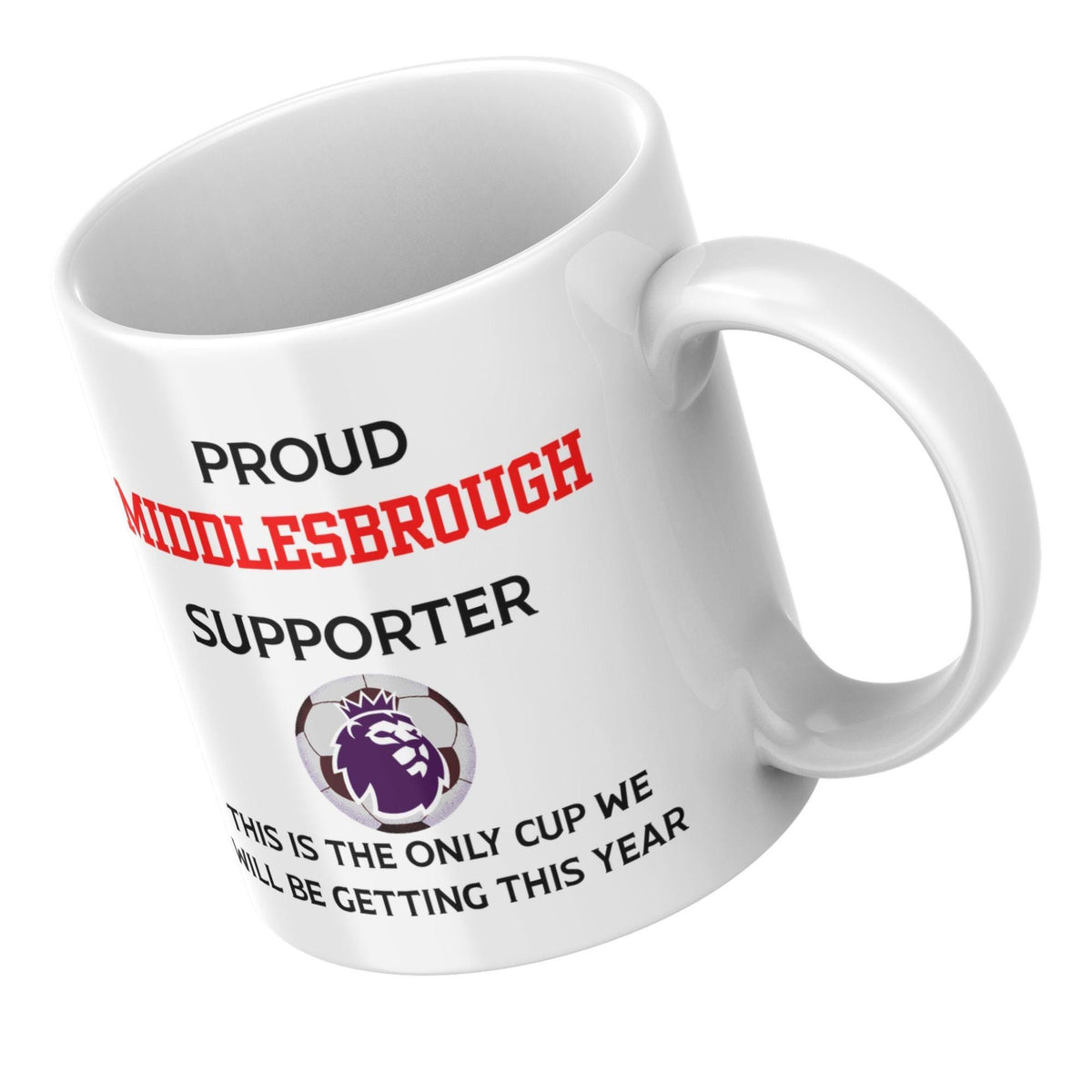 Any Football Team Mug, Joke Gift, Custom Team Cup - Multi Colour Options