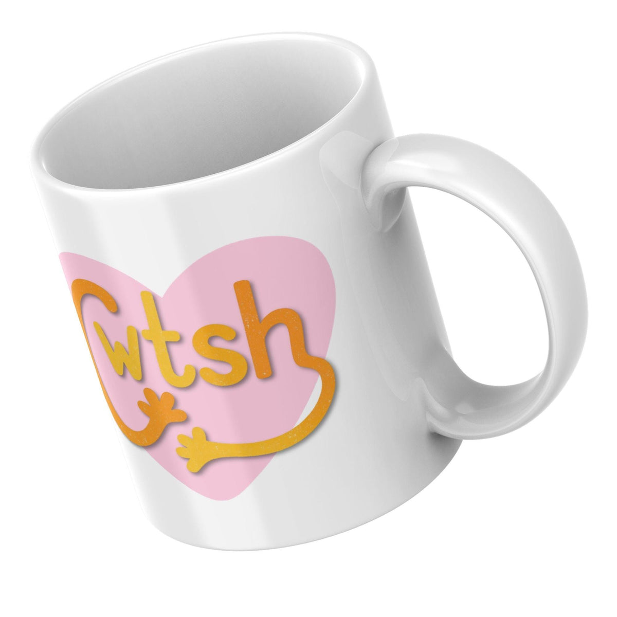 Welsh Cwtsh Mug, Welsh Language Gift - Multi Colour Options
