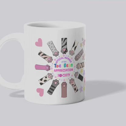 Cat Lover mug, Paw Print, Gift for Cat Owner