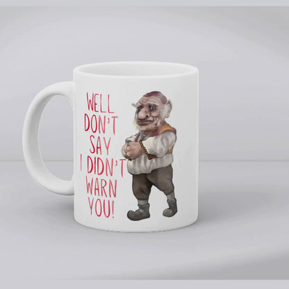 Labyrinth Hoggle Mug, Tea Cup, 80's Classic