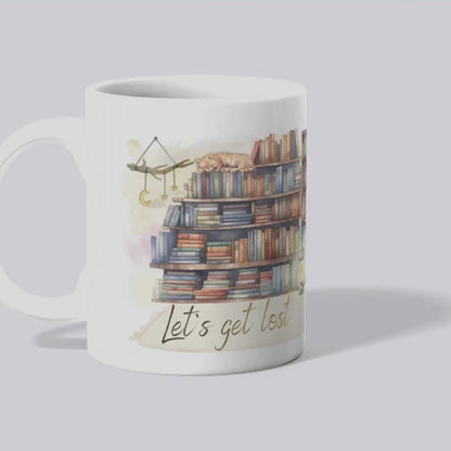 Book Reading Mug, Cosy Gift, Book Lover Mug
