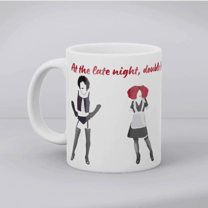 Rocky Horror Picture Show Mug, Cult Film Gift, RiffRaff, Frank'n'Furter Timewarp