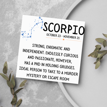 scorpio card