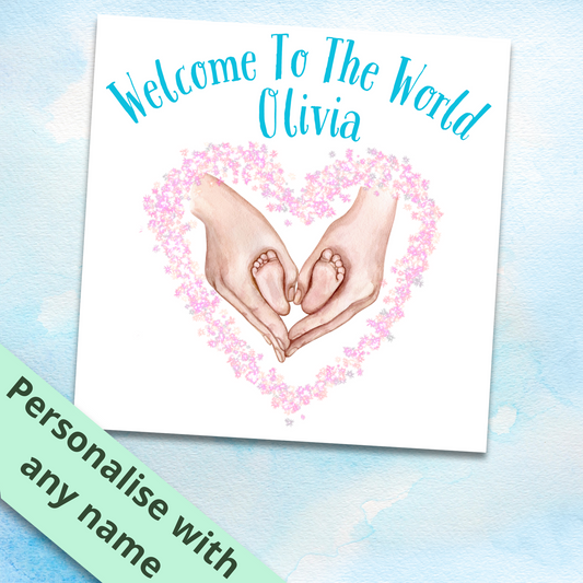 Personalised New Baby Card